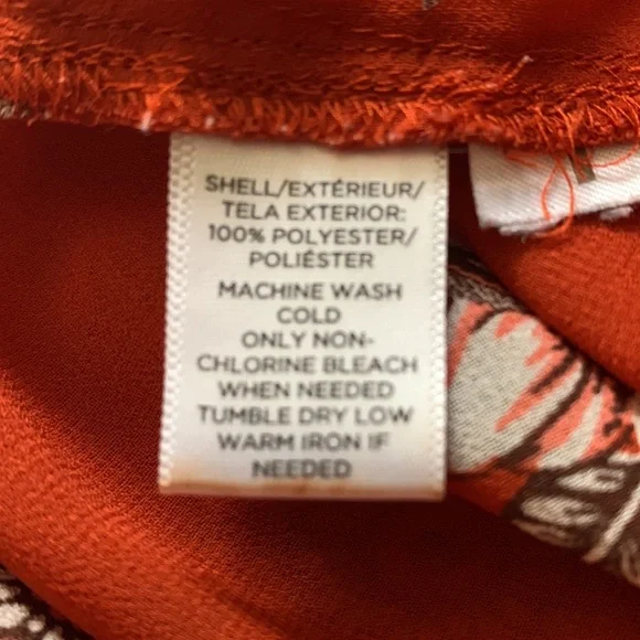 floral long sleeve blouse - Picture 3 of 3